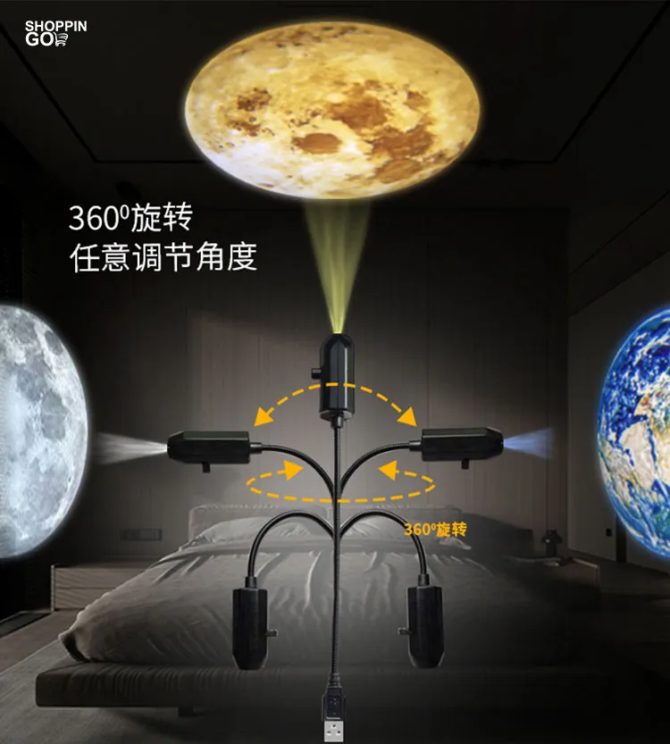 Galaxy Projection Lamp - Image 2