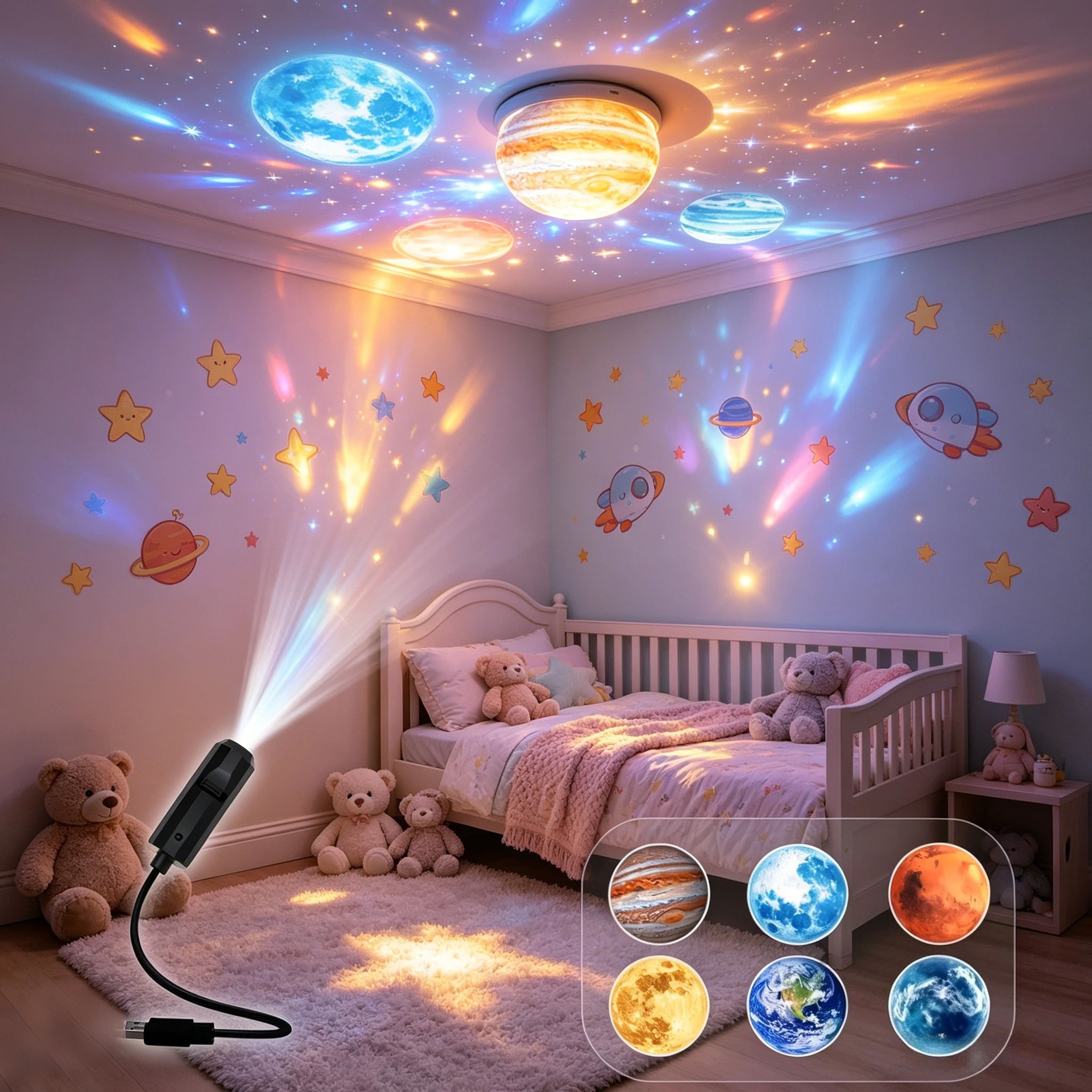 Galaxy Projection Lamp - Image 7